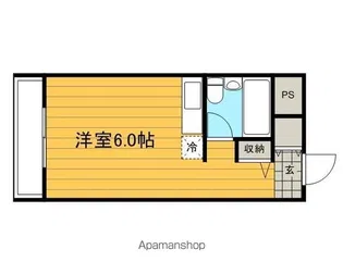 ウィンベル・ソロ北浦和第7【205号室】の間取り