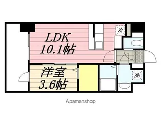福岡県福岡市東区筥松新町【マンション】の間取り