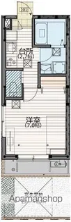 フレール駒沢【101号室】の間取り