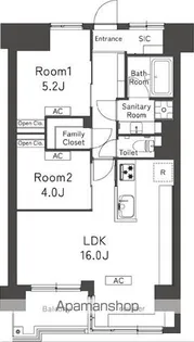 BELLEVIAGE AYASE【2階】の間取り