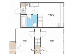 カサ・デ・セフィーロ【203号室】の間取り