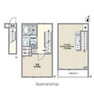 ミハス千川【2階】の間取り