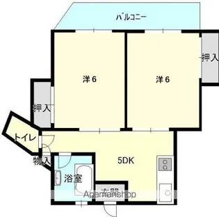 平和ビル【703号室号室】の間取り