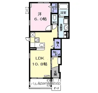 カレント・T【1階】の間取り