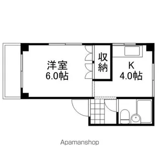 メゾンド京町【3階】の間取り