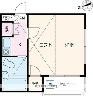 ヘスティア2番館【108号室】の間取り