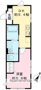 ルガロ西麻布【102号室号室】の間取り