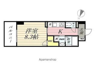 K.CURACION【7階】の間取り
