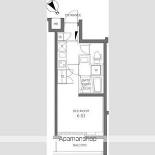 プレミアムキューブ不動前【1階】の間取り