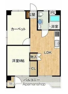 AQUA・LUCE【3階】の間取り