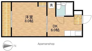 プランタンⅢ【2階】の間取り