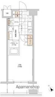 ヒューリック目白【7階】の間取り