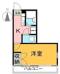 水戸島エコ【301号室】の間取り