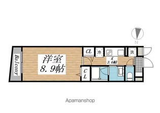 クリオ ラモード学芸大学Ⅱ【3階】の間取り