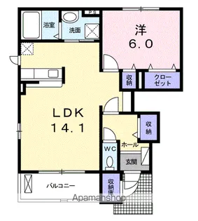 セレーノ・カーサ【1階】の間取り