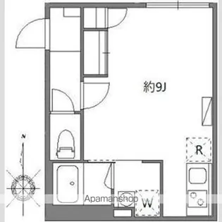 ソラシアレジデンス早稲田【1階】の間取り