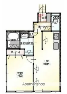 ウッドヴィレッジ仁戸名【1階】の間取り