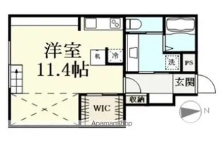 M−AP【101号室】の間取り