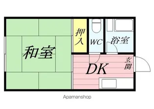 ハイツ豊【102号室】の間取り