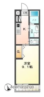 サンモール【2階】の間取り