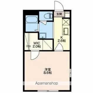 サニーコート安曇野【B201号室】の間取り