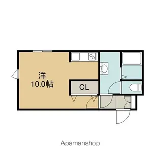 エスパシオⅤ【F号室】の間取り