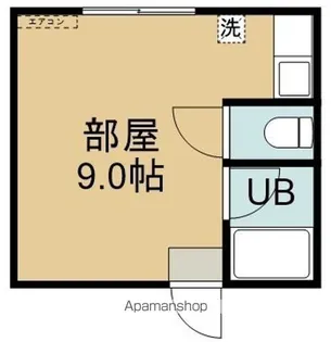 ファインハウス西元【210号室】の間取り