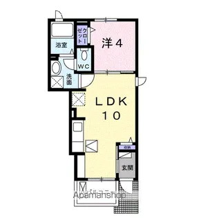 サンマリー Ⅲ【1階】の間取り