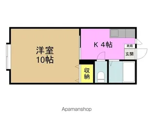 エル・リーナ B棟【7号室】の間取り