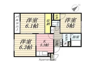 横浜上郷ハイツ【1階】の間取り
