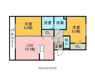 立志舎Ⅱ【1階】の間取り