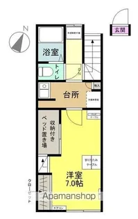 ハイフィールド【211号室】の間取り