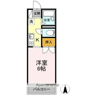 クラスターサウス【1階】の間取り
