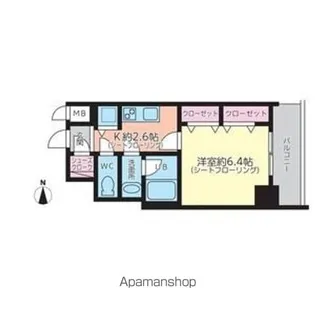 AVANTI ATSUTA【7階】の間取り