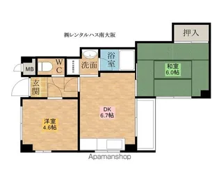 ベルトピア南上町A棟【205号室】の間取り