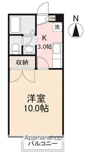 ボヌール30A・B・C【A102号室】の間取り