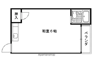 大文字ハイツ【20号室】の間取り