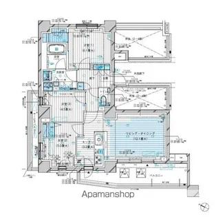 グランカーサ銀座イースト【2階】の間取り