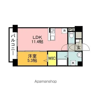 クレメンティア【5階】の間取り