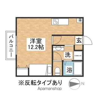 パークコート小牧岩崎【1階】の間取り