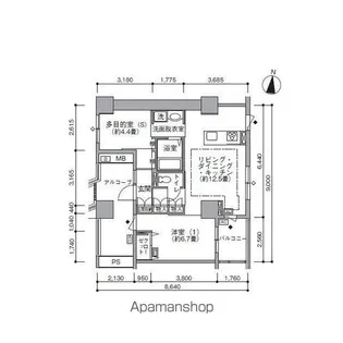 東雲キャナルコートCODAN19号棟【4階】の間取り