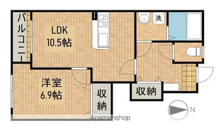 ヒバリーヒルズ【1階】の間取り