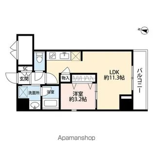 パークソレイユ弐番館【2階】の間取り
