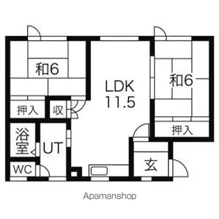 ピート 300【1階】の間取り