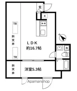 ラフォルテ井草【4階】の間取り