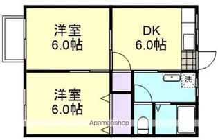 シャトルタカノ【1階】の間取り