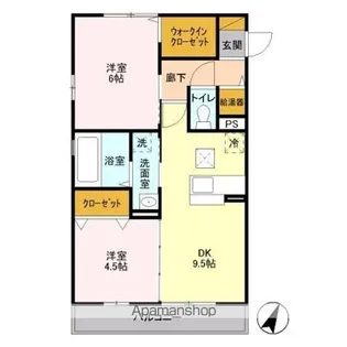 ピラタス Ⅹ【1階】の間取り