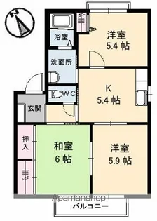 ミトラパリス A棟【2階】の間取り