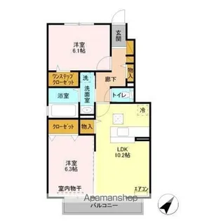 リバーサイドヒル373【1階】の間取り