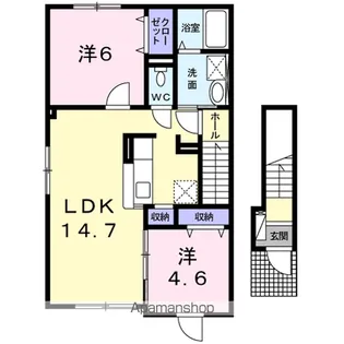 フィオーレ【2階】の間取り